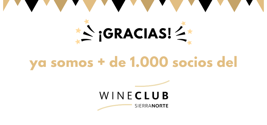 Más de 1.000€ en premios para celebrar que ya somos más de 1.000 socios en el Wine Club